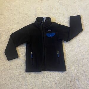 Patagonia Synchilla Kids Dark Blue Fleece Jacket